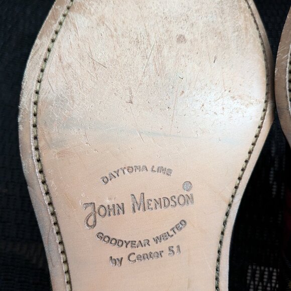 John Mendson Scotch Plaid Goodyear welted Wingtip Shoes 44 - Picture 3 of 12